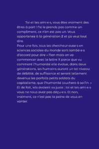 pamphlet navrant trentenaire ecriture inclusive hpi rechauffement climatique épargne retraite